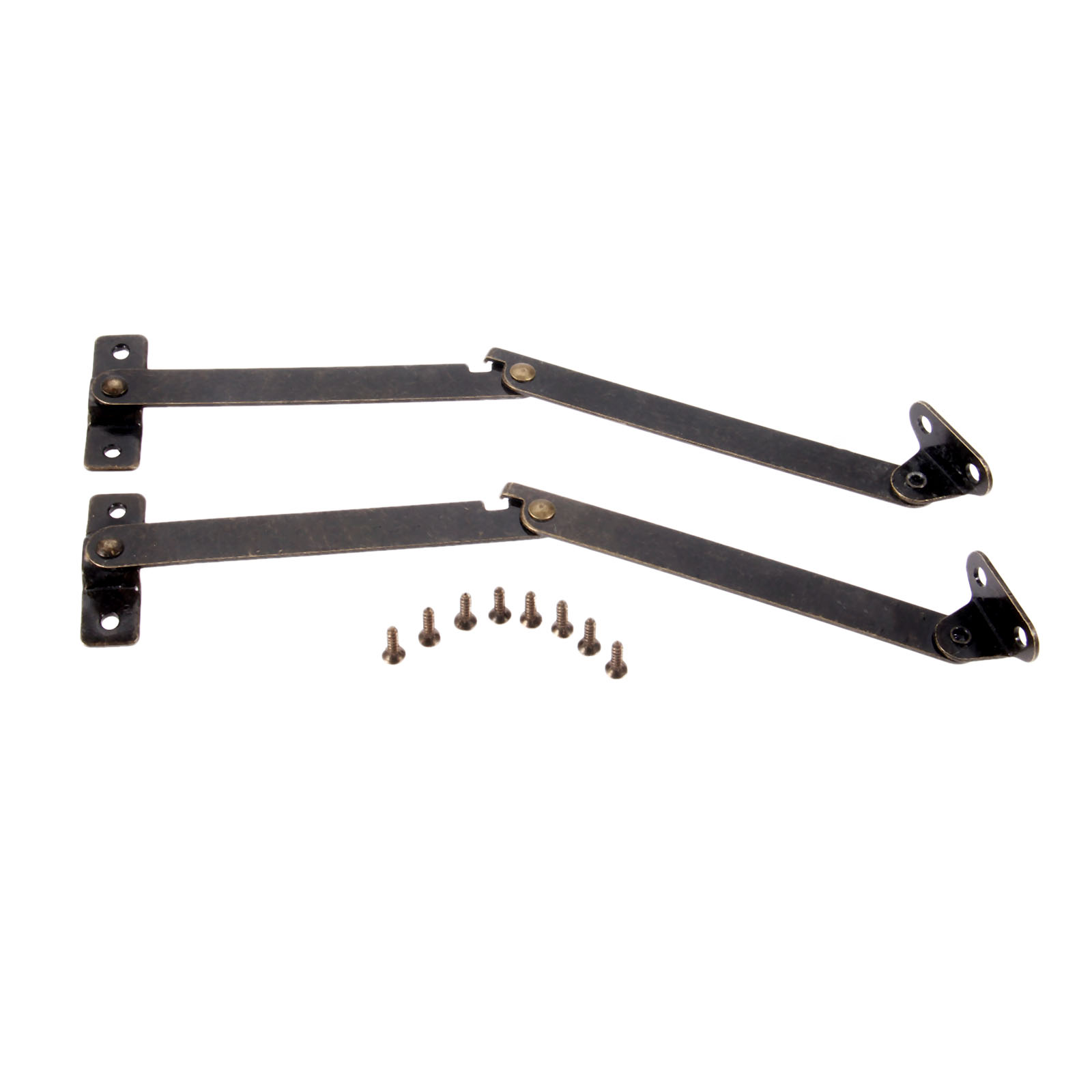 Cabinet Hinge Overlay - 2PCS Lid Support Hinges For Wooden