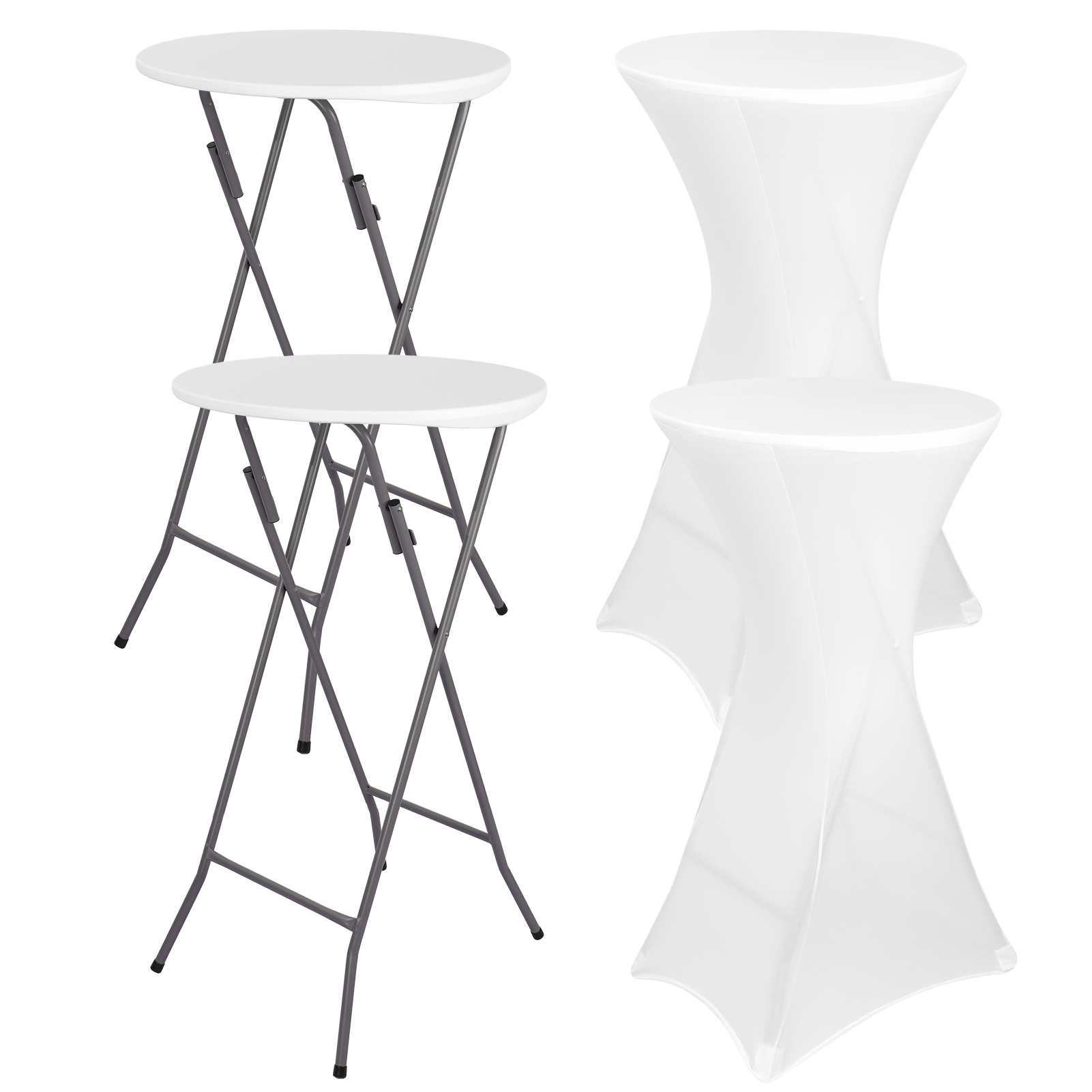 Furniture Leg Set - 2 Set 24 Inch Outdoor High