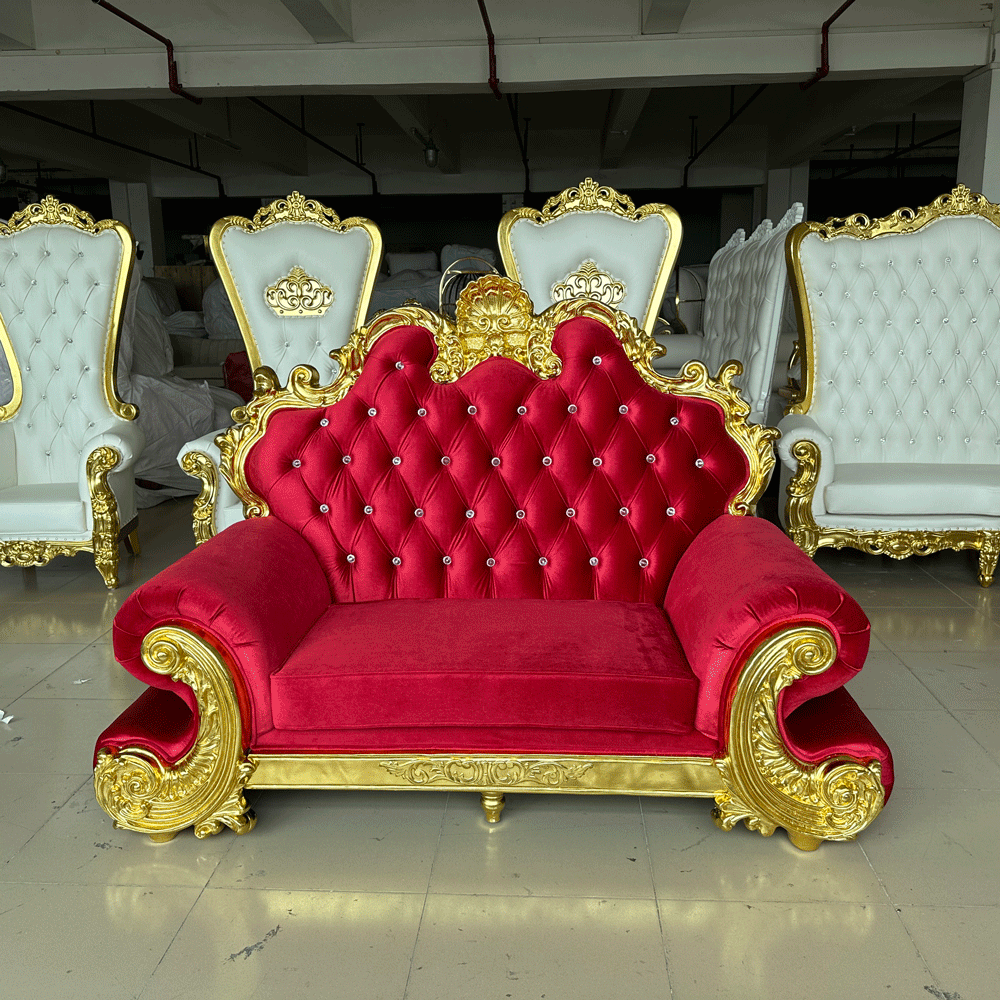Furniture Leg Set - Luxury Velvet Fabric Stainless Steel Leg