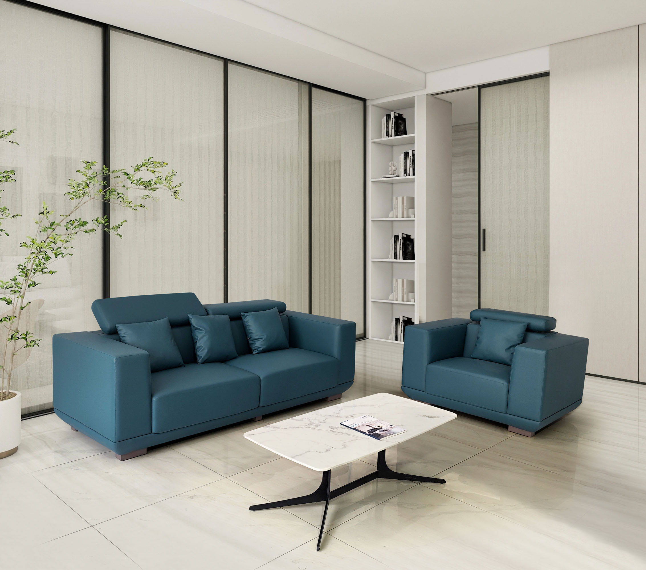 Furniture Leg Set - Modern Sectional Modular Office Sofa Set