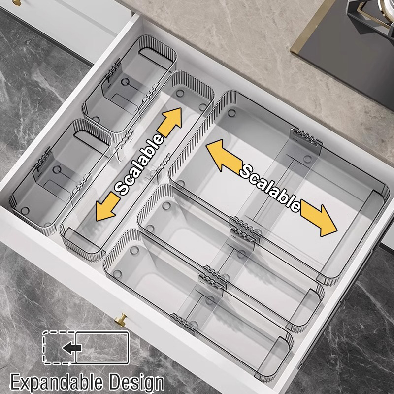 Drawer Organizer Peg - Expandable Drawer Organizer – Plastic Modular