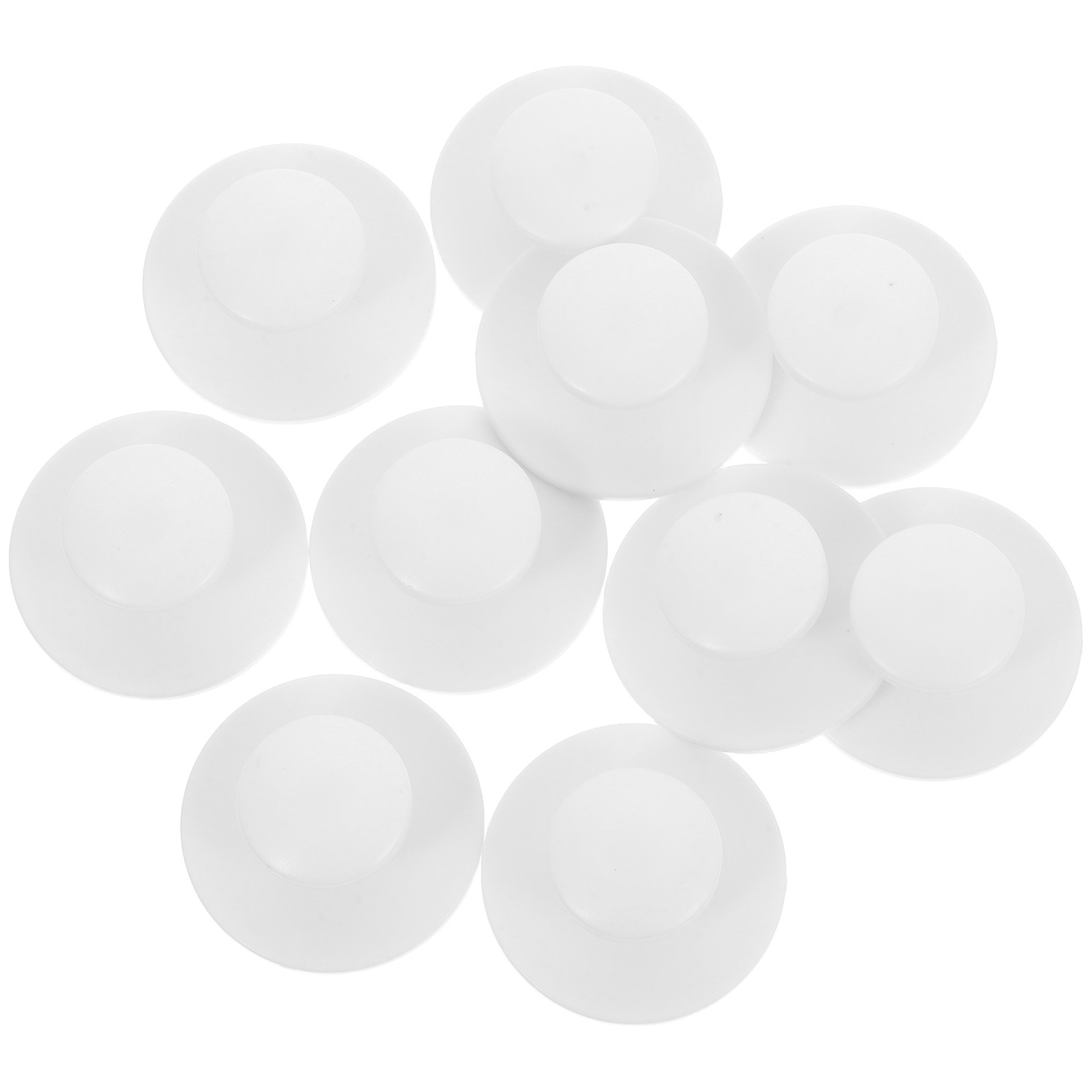 Drawer Organizer Peg - 10Pcs Round Self Adhesive Cabinet Door