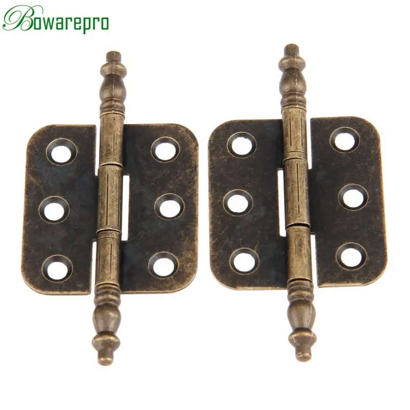 Furniture Hardware Replacement Parts - bowarepro 2Pcs 70*35mm Antique Bronze Crown