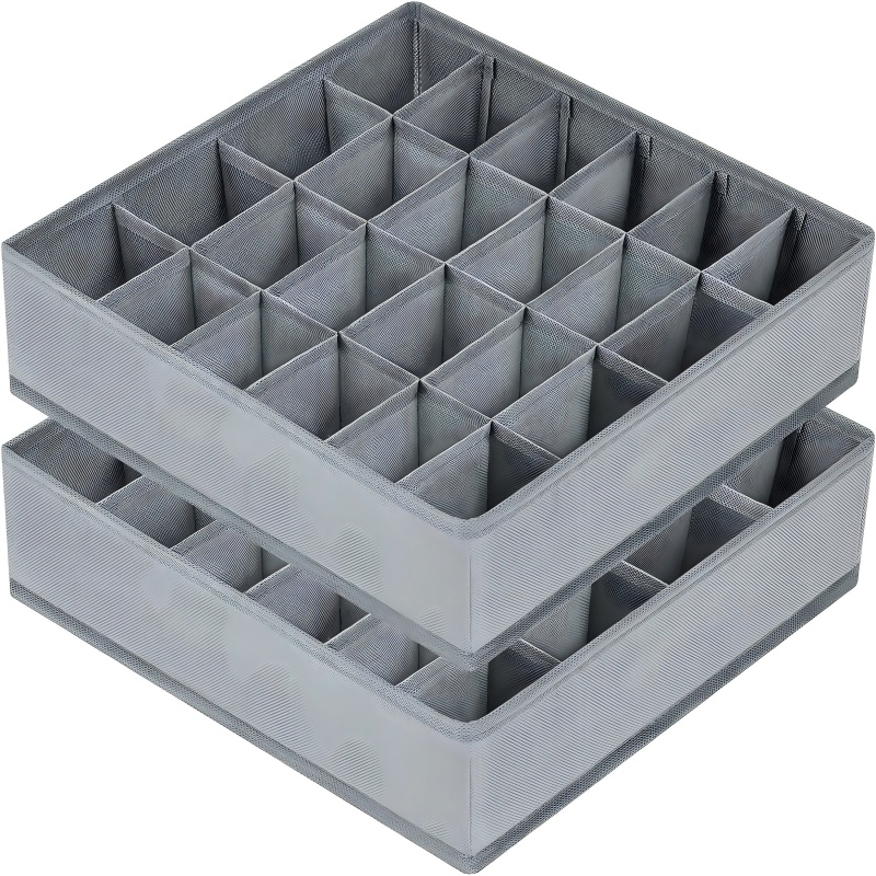24 Grid Foldable Storage Organ - Drawer Organizer Peg ulasan dan harga