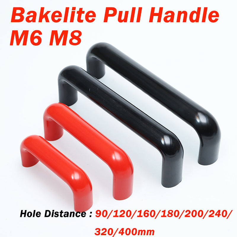 Red/Black Oval Bakelite Handle - Furniture Hardware Suppliers ulasan dan harga