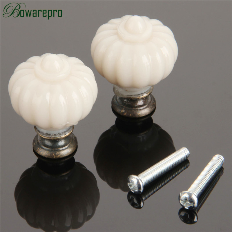 1Pc Acrylic Ivory White Pumpki - Furniture Hardware Suppliers ulasan dan harga