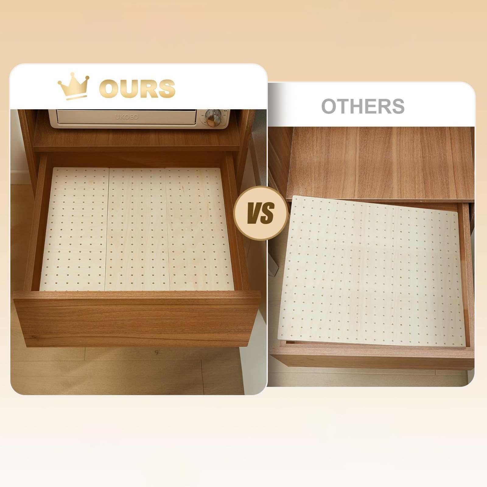 Wood Color Pegboard Drawer Ins - Drawer Organizer Peg ulasan dan harga