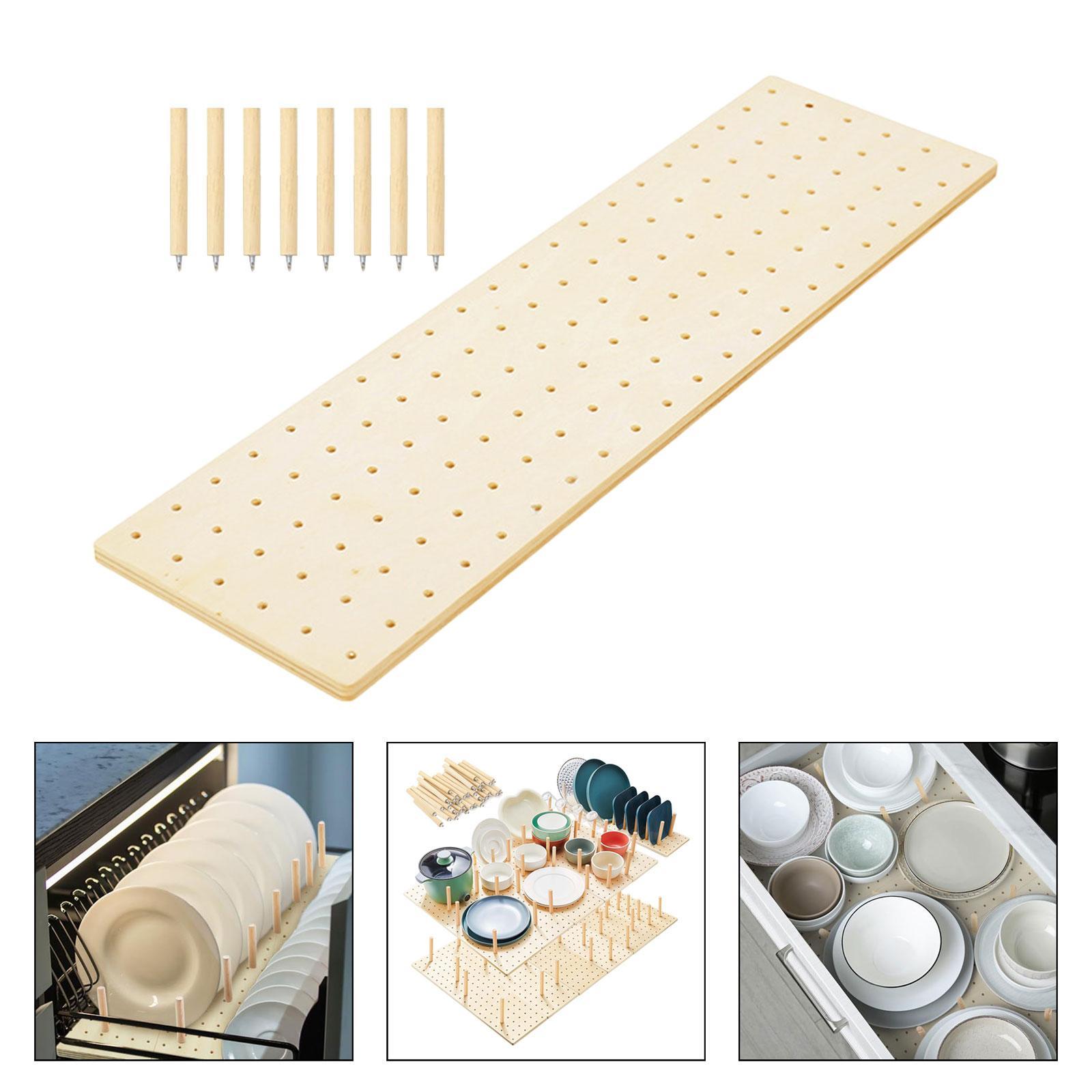 Wood Color Pegboard Drawer Ins - Drawer Organizer Peg ulasan dan harga