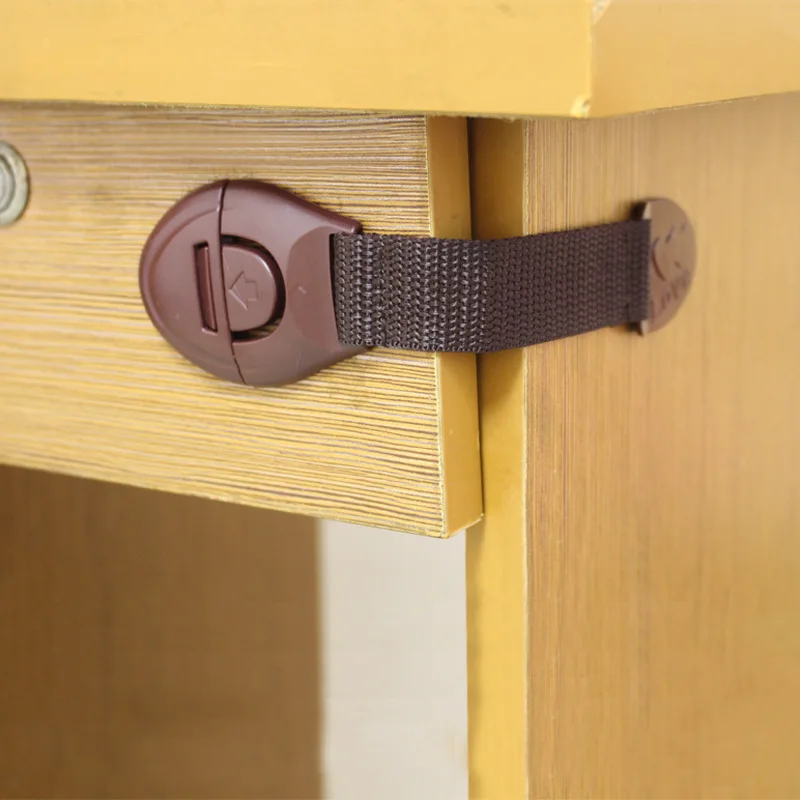 5pcs/lot Brown Cabinet Safety  - Furniture Hardware Suppliers ulasan dan harga