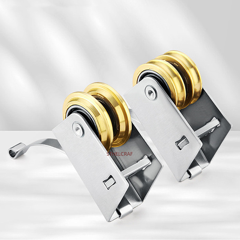 2Pcs Stainless Steel Track Pul - Furniture Rails Hardware ulasan dan harga