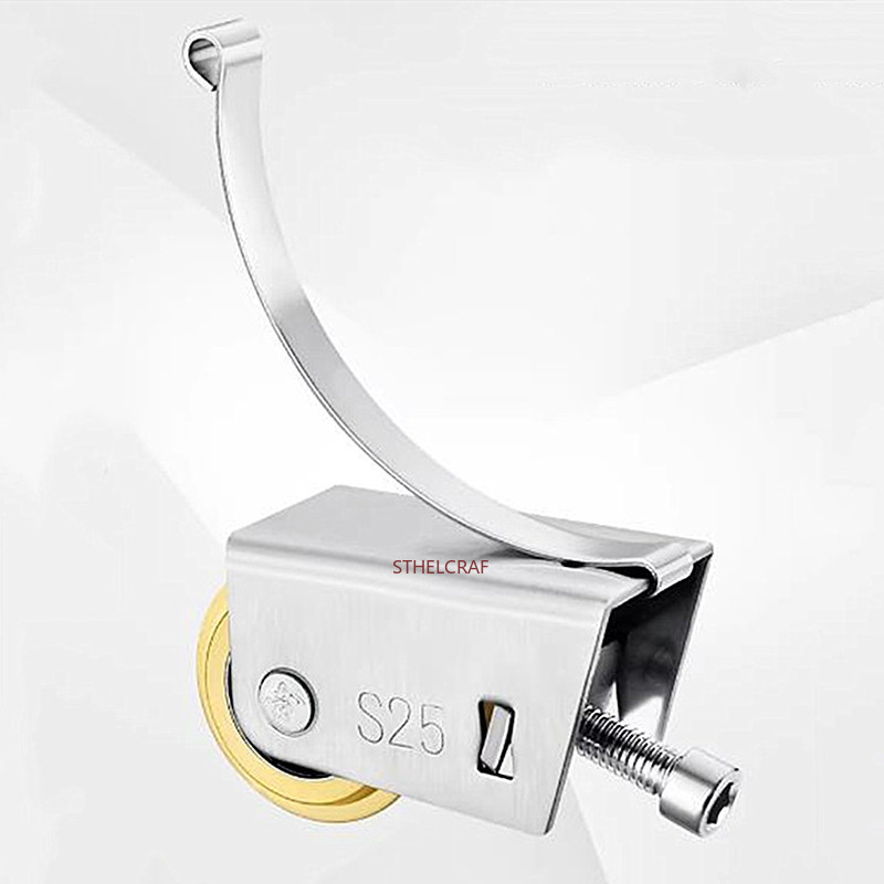 2Pcs Stainless Steel Track Pul - Furniture Rails Hardware ulasan dan harga