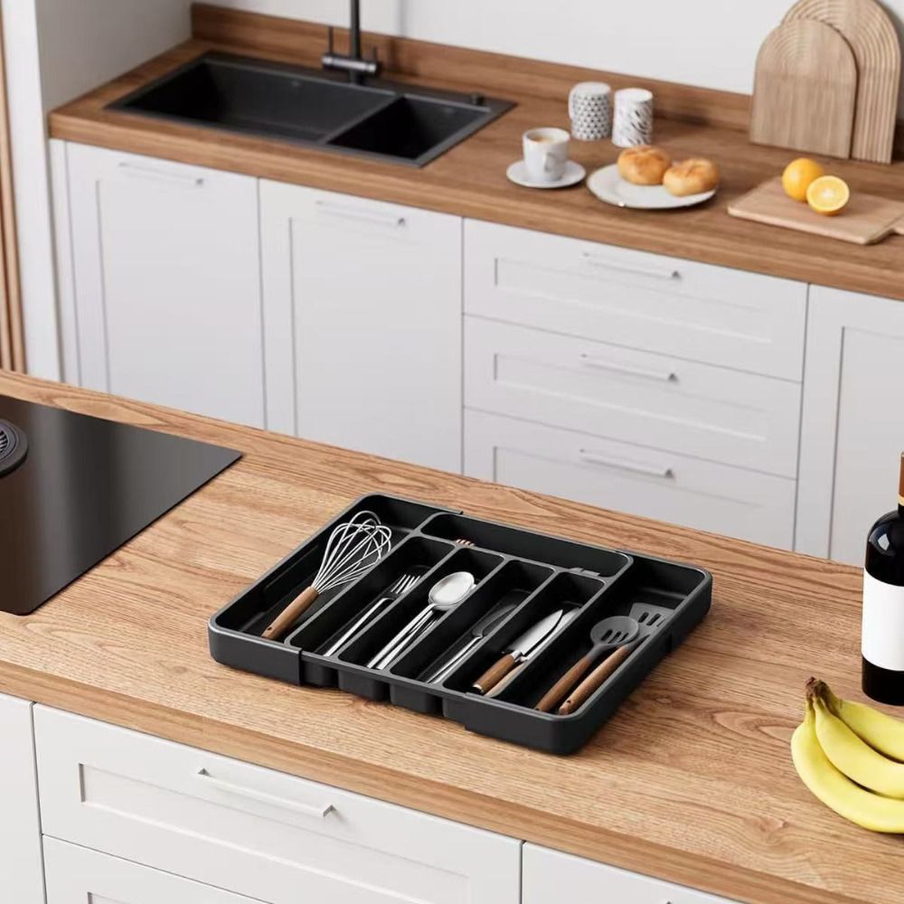 Adjustable Cutlery Drawer Orga - Drawer Organizer Peg ulasan dan harga