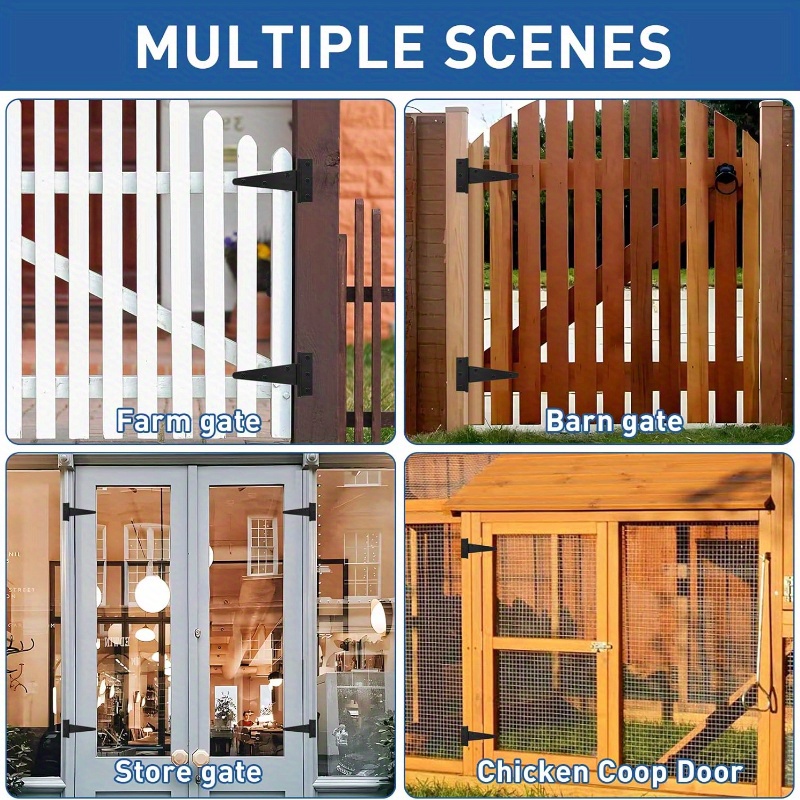 4Pcs Heavy Duty T-Strap Door H - Cabinet Hinge Overlay ulasan dan harga