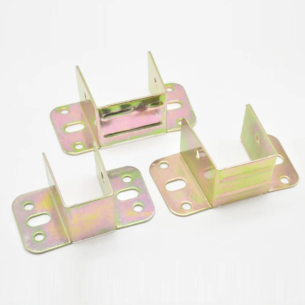 2pcs U Shaped Metal Bed Bracke - Furniture Hardware Replacement Parts ulasan dan harga