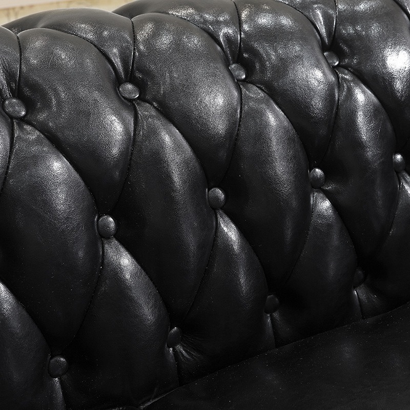 Classic Black Chesterfield Lea - Furniture Leg Set ulasan dan harga