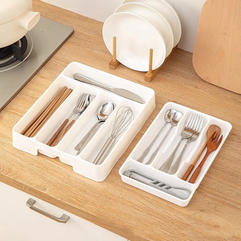 Quality 4/5 Compartments Cutle - Drawer Organizer Peg ulasan dan harga