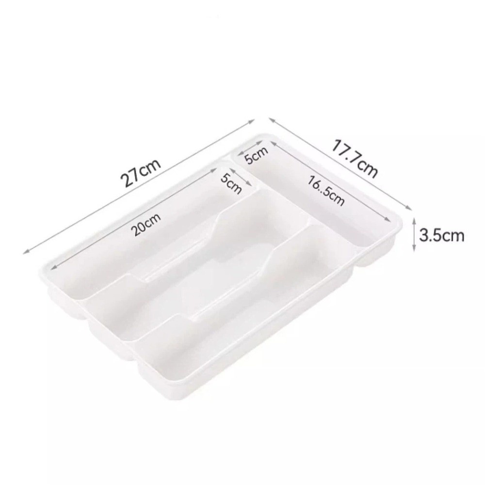 Quality 4/5 Compartments Cutle - Drawer Organizer Peg ulasan dan harga