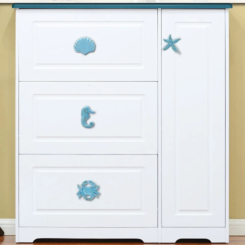4pcs/set Mediterranean Blue/Wh - Drawer Organizer Peg ulasan dan harga