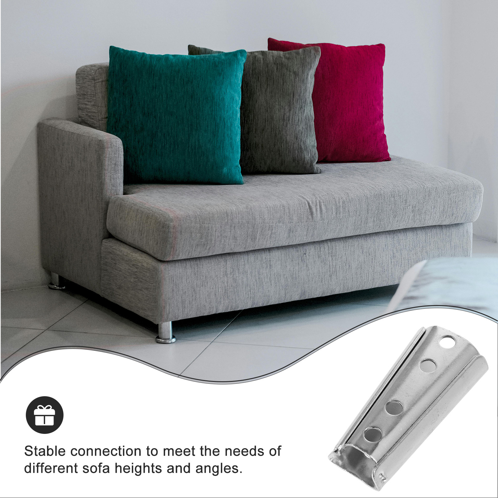 4Pcs Sofa Connectors Conical S - Furniture Hardware Material ulasan dan harga