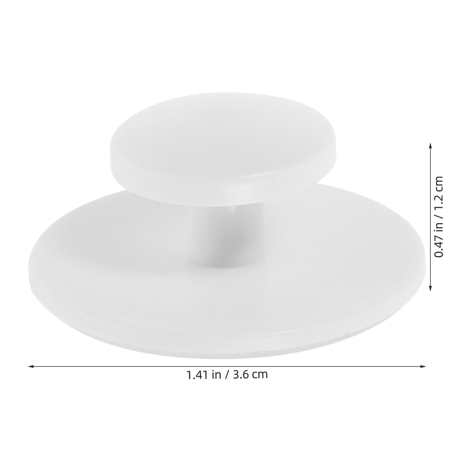 10Pcs Round Self Adhesive Cabi - Drawer Organizer Peg ulasan dan harga