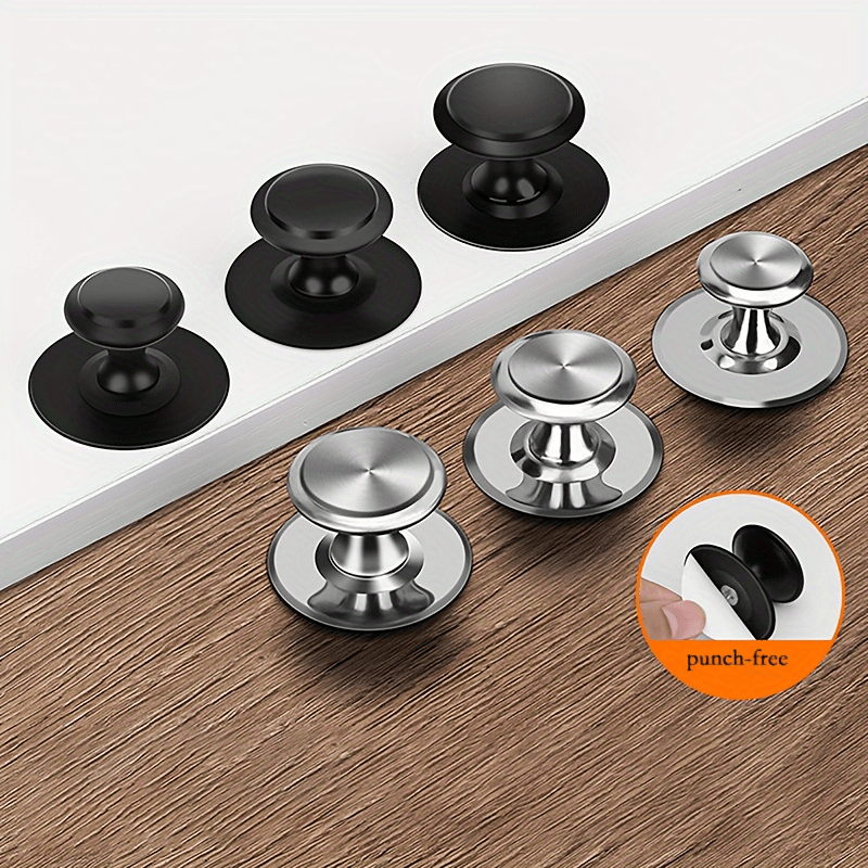 12pcs Punch-free Drawer Handle - Drawer Organizer Peg ulasan dan harga