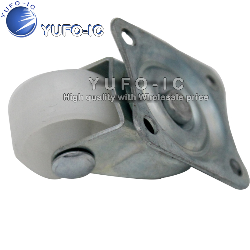 1 Inch White PP Universal Whee - Furniture Rails Hardware ulasan dan harga