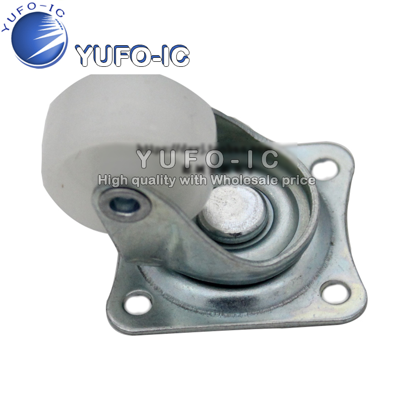 1 Inch White PP Universal Whee - Furniture Rails Hardware ulasan dan harga