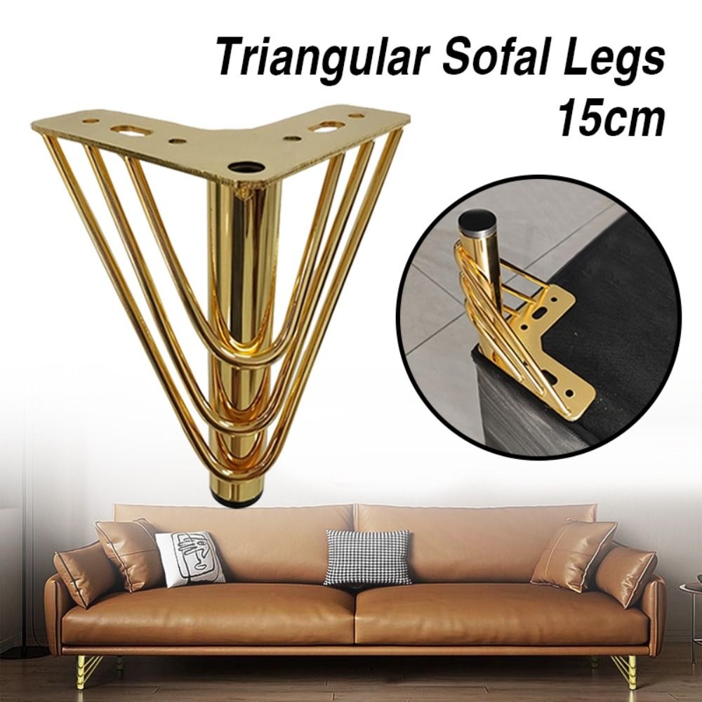 Golden Color Furniture Legs Th - Furniture Hardware Material ulasan dan harga