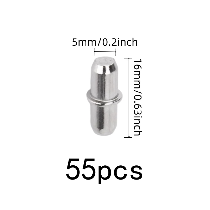 Bookcase Layer Pins 55 pcs, Co - Furniture Hardware Material ulasan dan harga