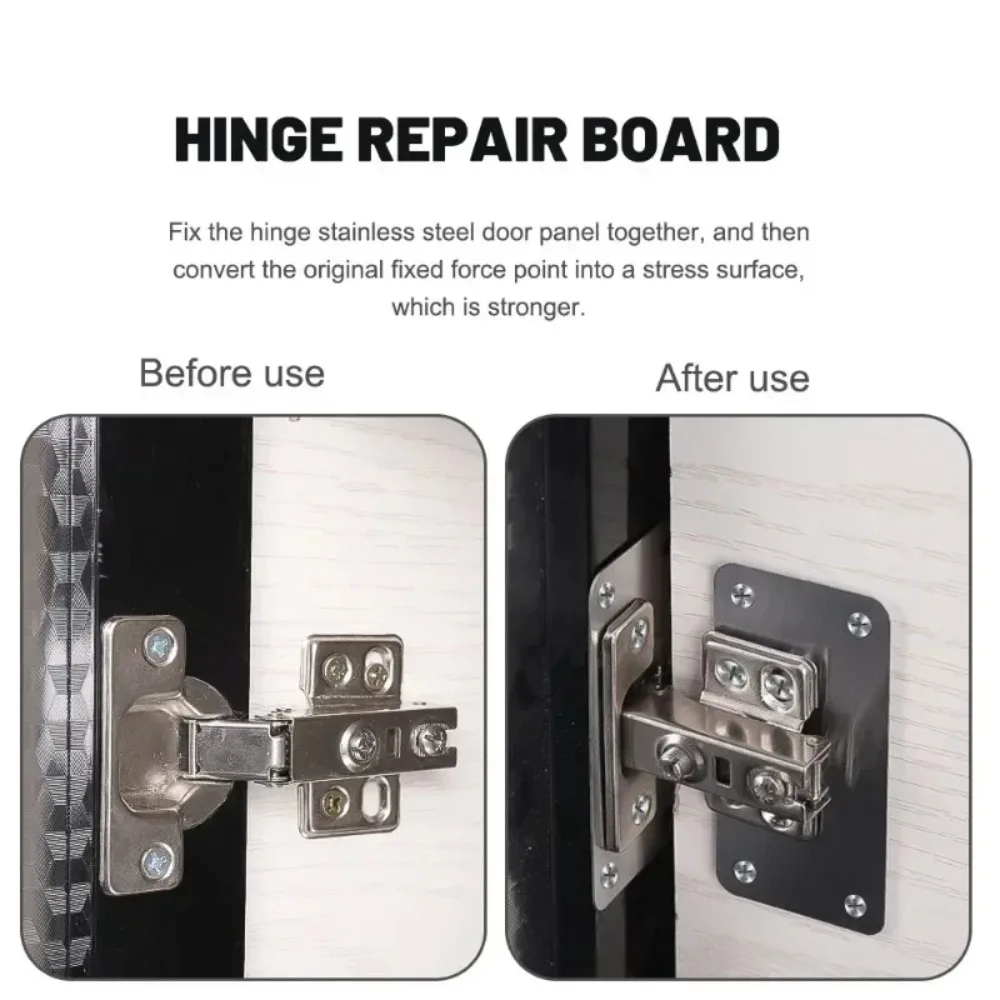 10/1Pairs Hinge Repair Plate K - Furniture Hardware Replacement Parts ulasan dan harga