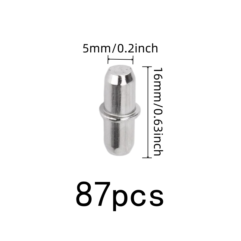 87 pcs Shelf Support Pins with - Furniture Hardware Material ulasan dan harga