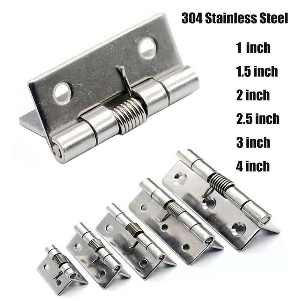 2pcs Self Closing Spring Hinge - Furniture Hardware Replacement Parts ulasan dan harga