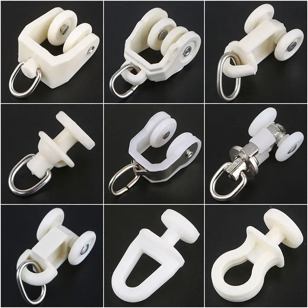 10Pcs Straight Curved Track Ro - Furniture Rails Hardware ulasan dan harga