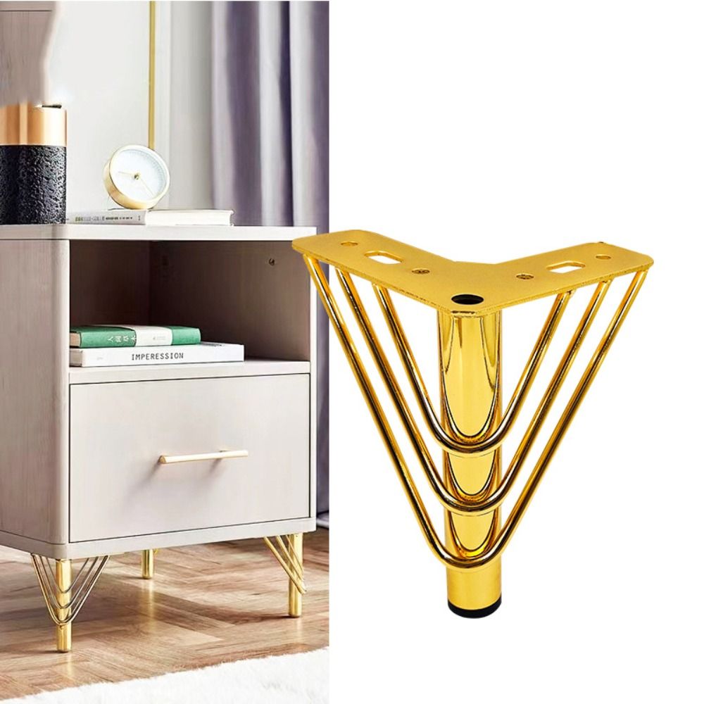 Golden Color Furniture Legs Th - Furniture Hardware Material ulasan dan harga