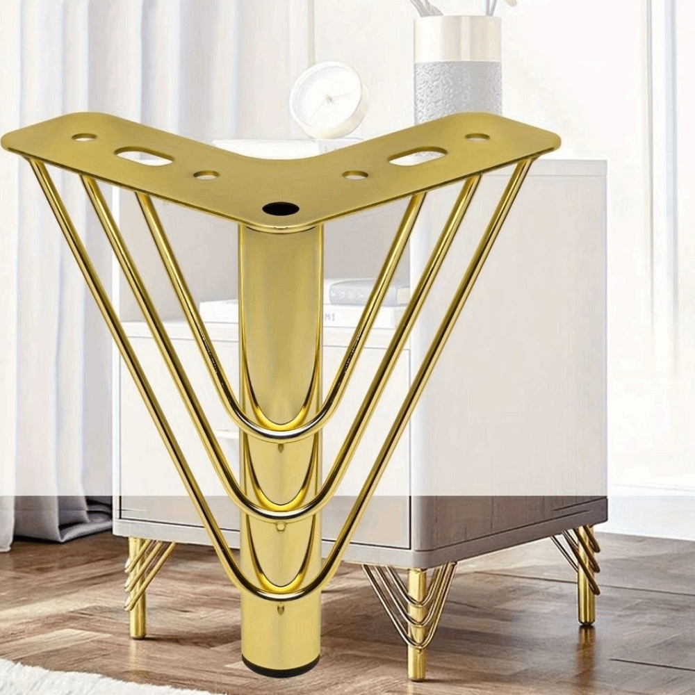Golden Color Furniture Legs Th - Furniture Hardware Material ulasan dan harga