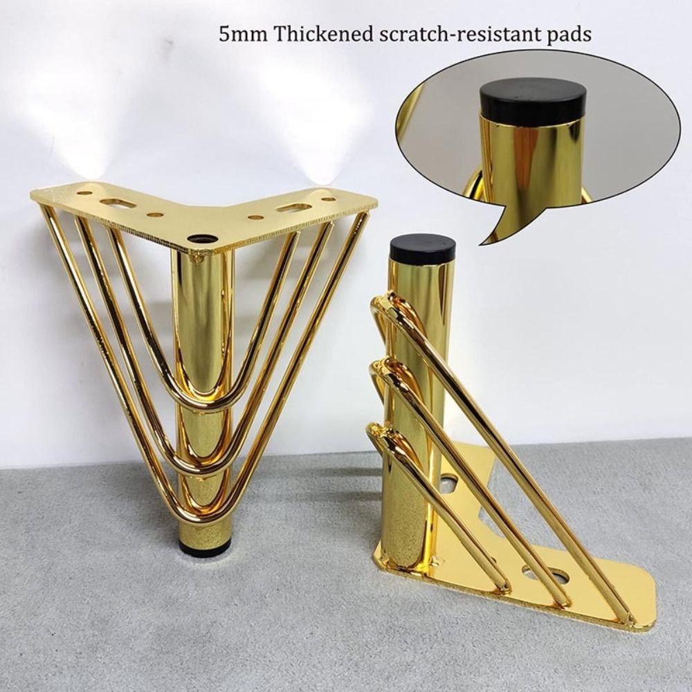 Golden Color Furniture Legs Th - Furniture Hardware Material ulasan dan harga