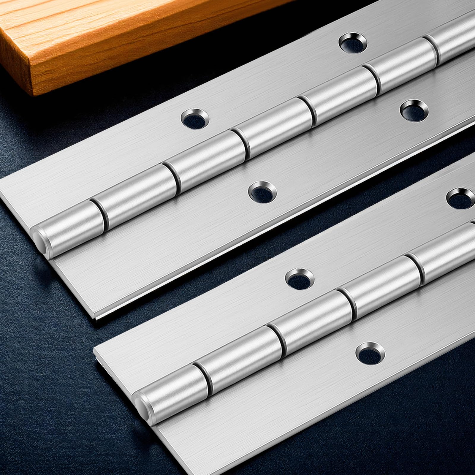 2Pcs Heavy duty Piano Hinge St - Furniture Hardware Replacement Parts ulasan dan harga