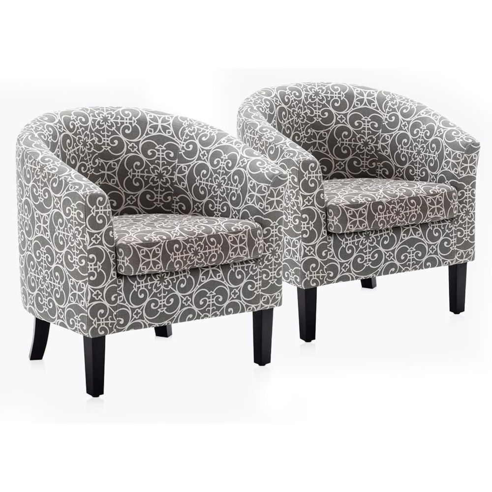 Accent Barrel Chair Set o 2, L - Furniture Leg Set ulasan dan harga